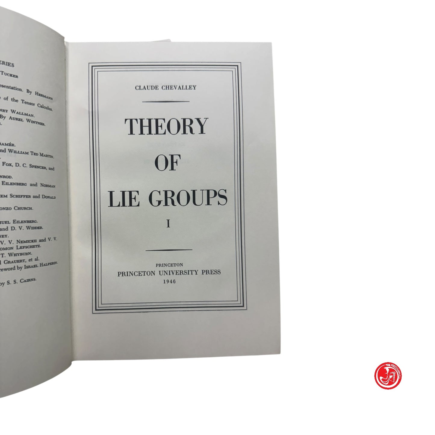 Matematica - C. Chevalley - Theory of lie groups