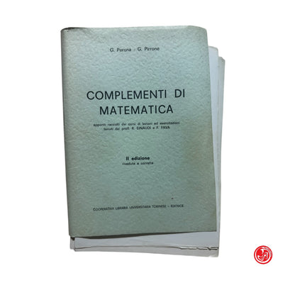 Matematica - G. Perone G. Pirrone - Complementi di matematica II edizione