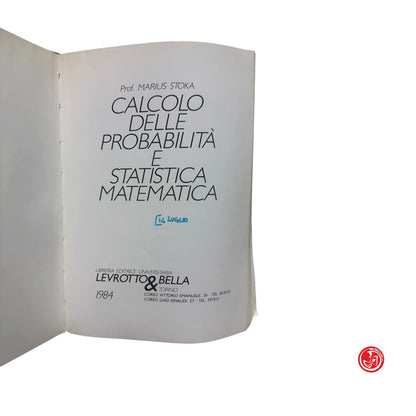 Matematica - M. Stoka - Calcolo delle probabilità e statistica matematica