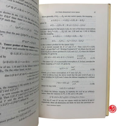 Matematica - W. H. Greub - Multilinear Algebra