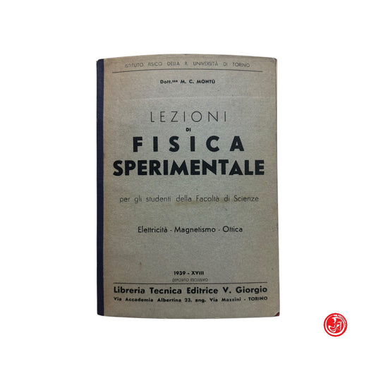 Libro di testo - Lezioni di fisica sperimentale