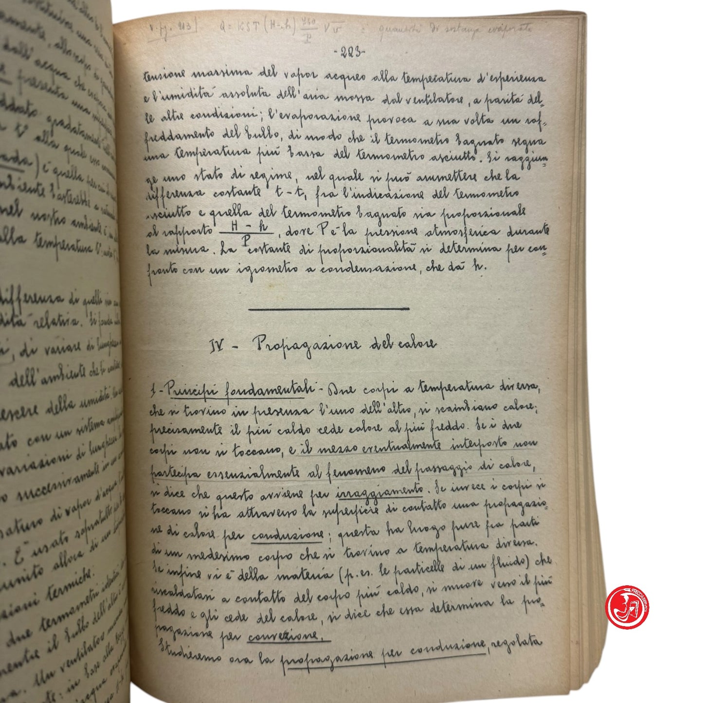Libro di testo - Lezioni di fisica sperimentale