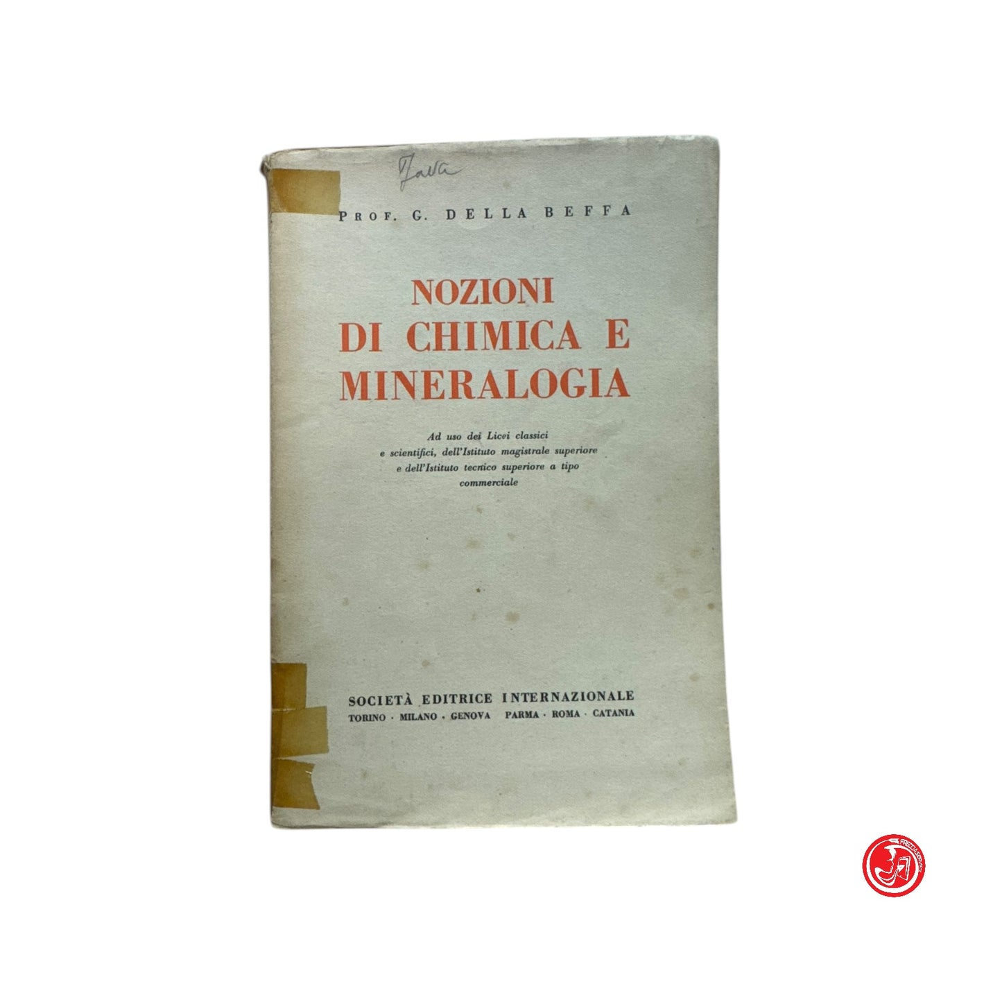Libro di testo - Nozioni di chimica e mineralogia