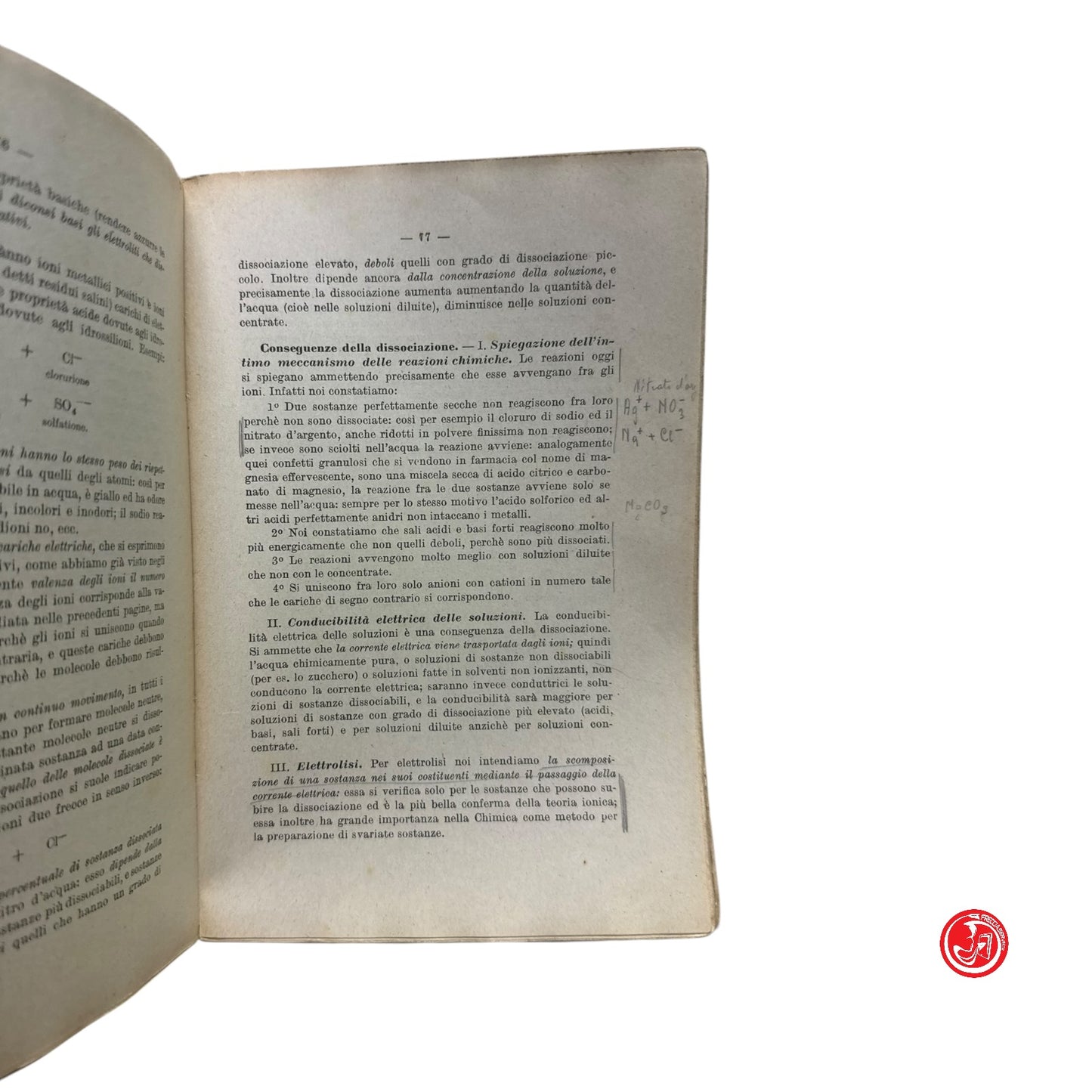 Libro di testo - Nozioni di chimica e mineralogia