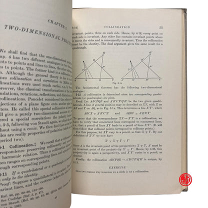 Libro di testo - H. S. M. Coxeter - The real projective plane