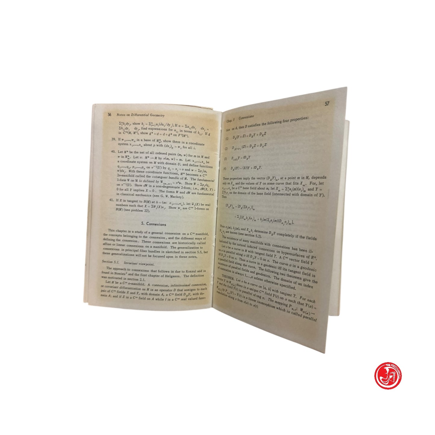 Matematica - N. J. Hicks - notes on Differential geometry