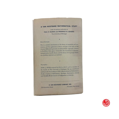 Matematica - N. J. Hicks - notes on Differential geometry