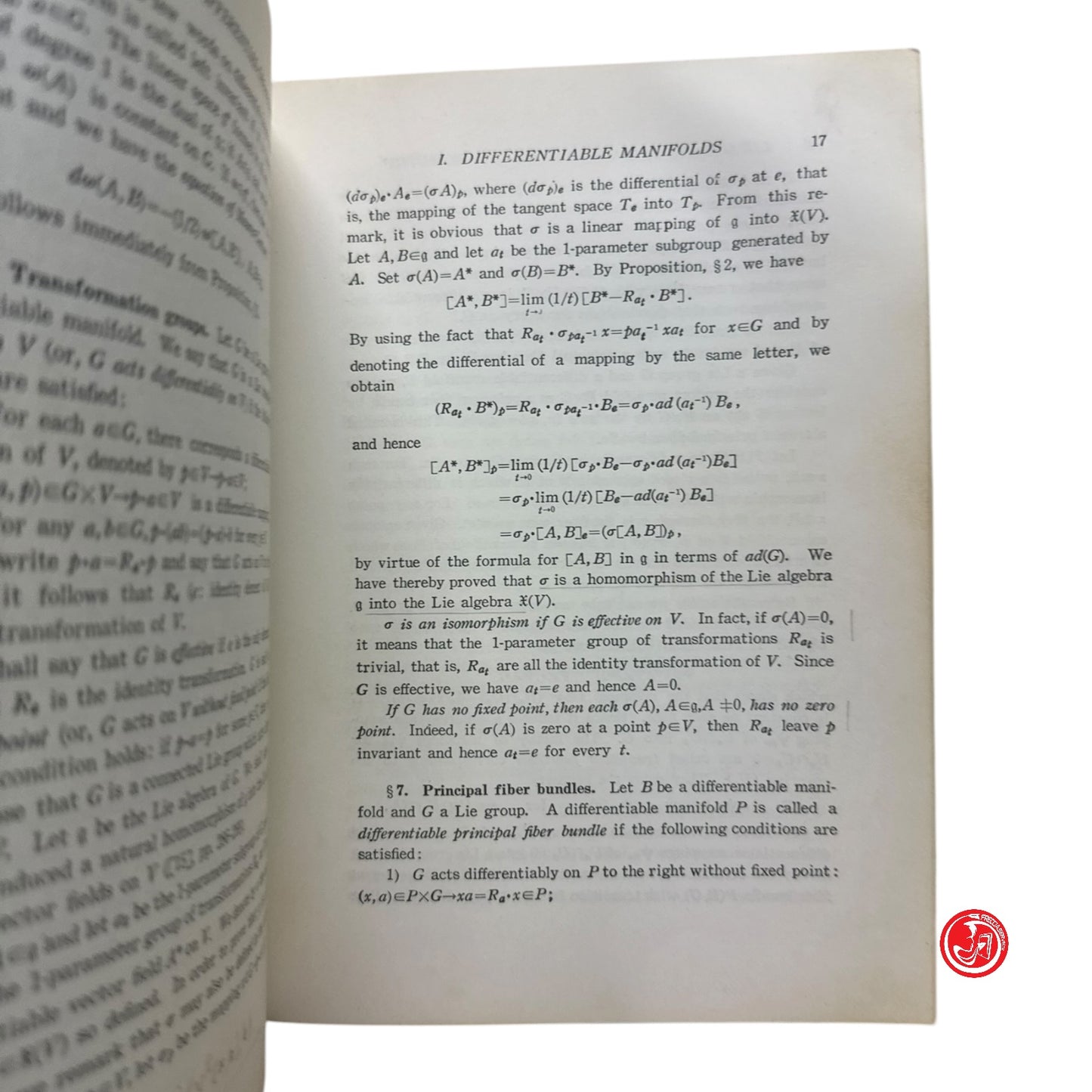 Matematica - K. Nomizu - Lie groups and differential geometry