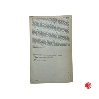 Matematica - L. Lombardo-Radice - Istituzioni di algebra astratta