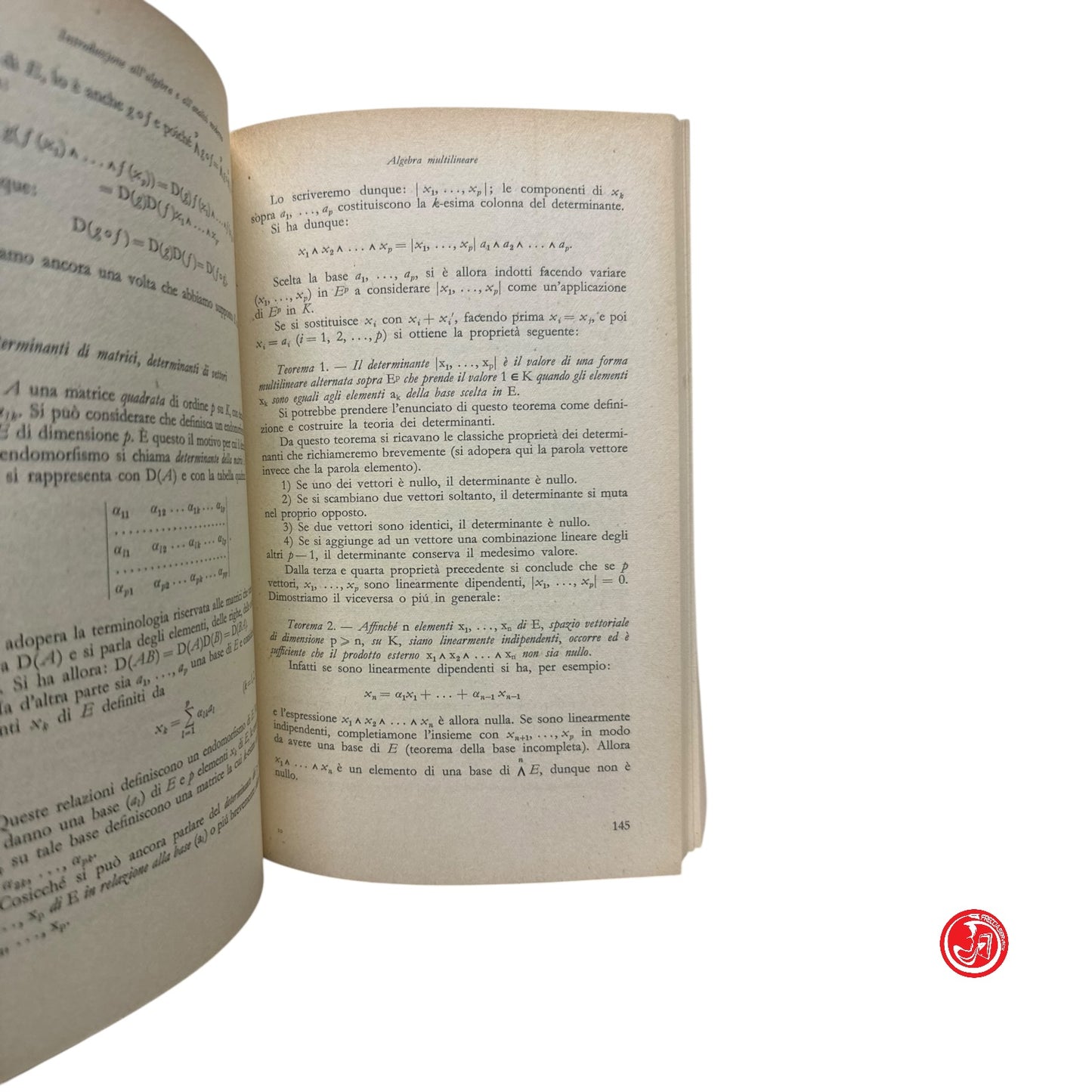 Matematica - M. Zamansky - Introduzione all'algebra e all'analisi moderna