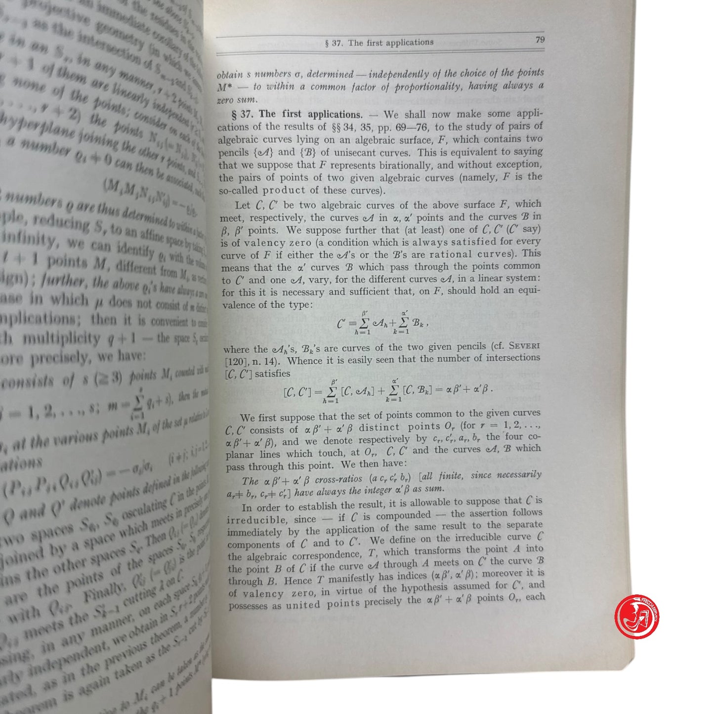 Matematica - Some properties of differentiable varieties and transformations
