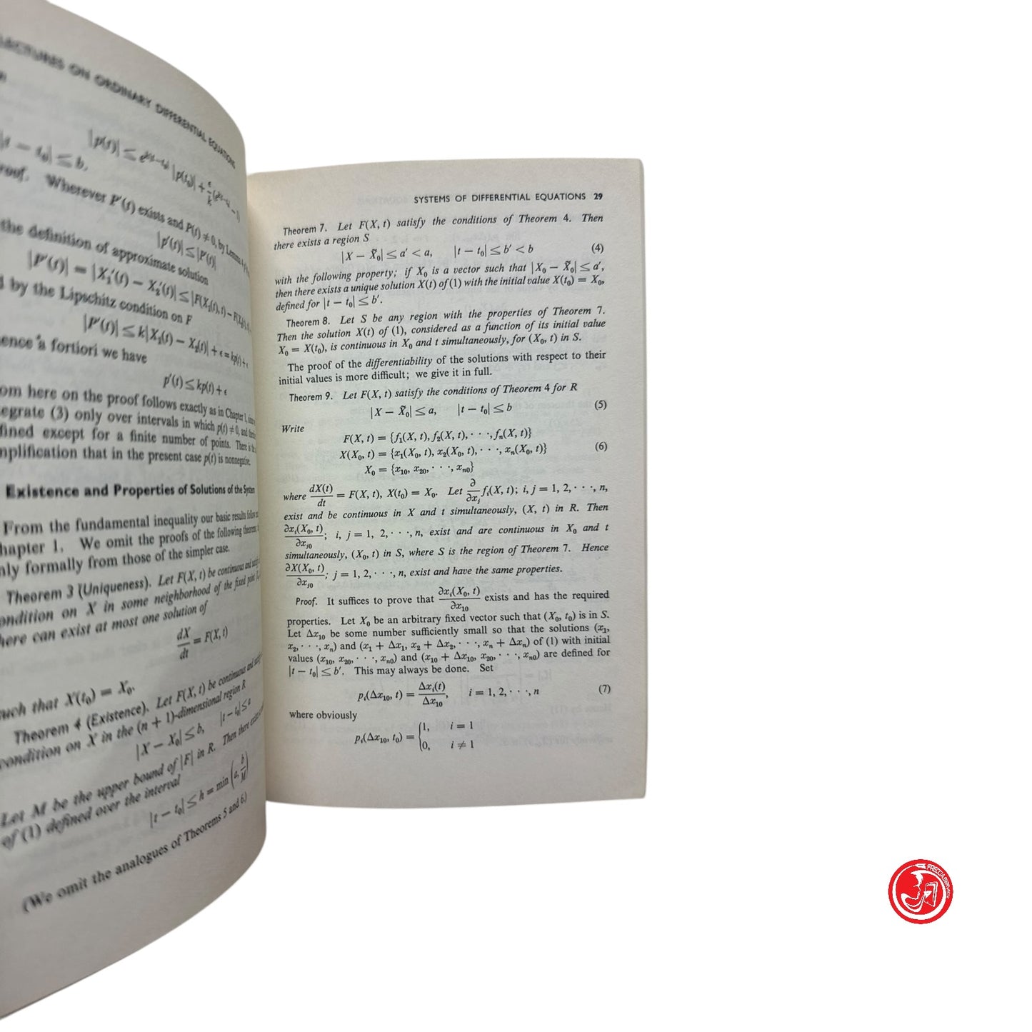 Matematica - W. Hurewiez - Lectures on ordinary differential equations