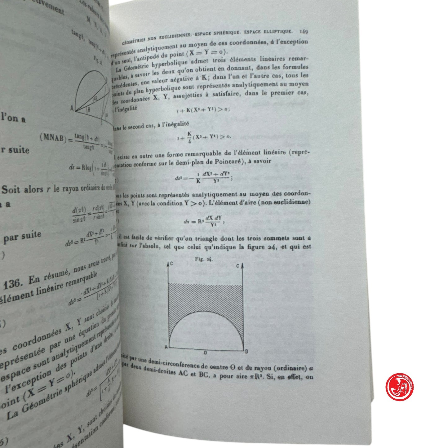 Matematica - E. Cartan - Lecons sur la geometrie des espaces de riemann