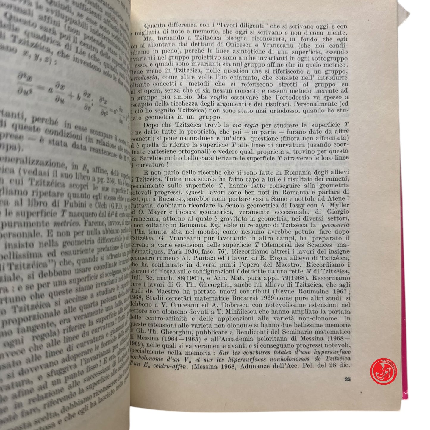 Matematica - Simpozionul de geometrie si analiza globala