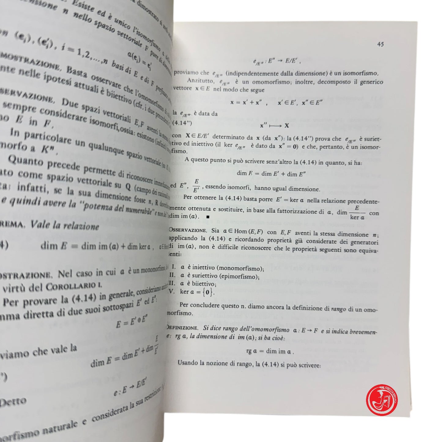 Matematica - F. Fava - Algebra lineare e geometria - Terza edizione