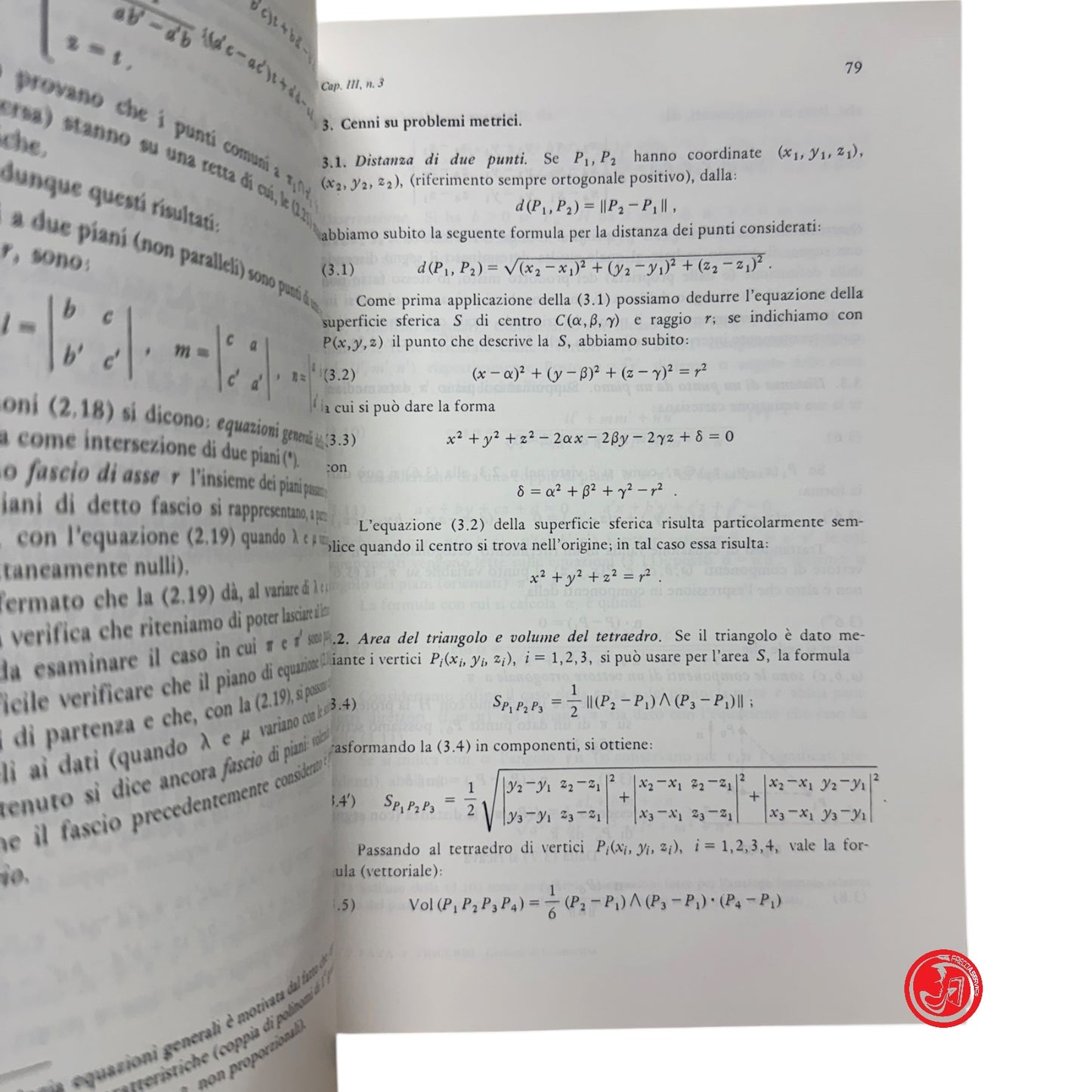 Matematica - F. Fava - Geometria e algebra lineare - Seconda edizione riveduta e