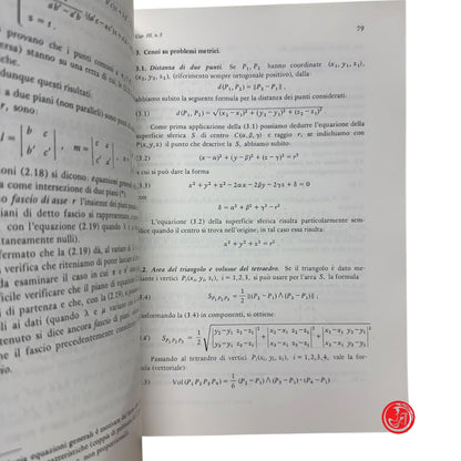 Matematica - F. Fava - Geometria e algebra lineare - Seconda edizione riveduta e