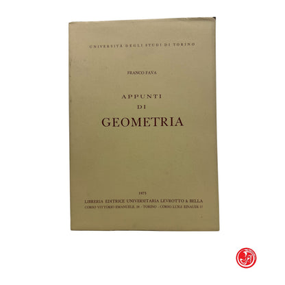 Matematica - F. Fava - Appunti di geometria - 1975