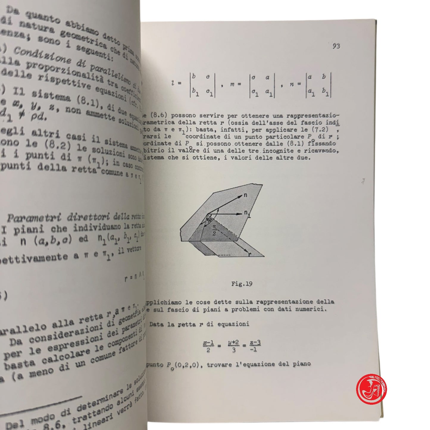 Matematica - F. Fava - Appunti di geometria - 1975