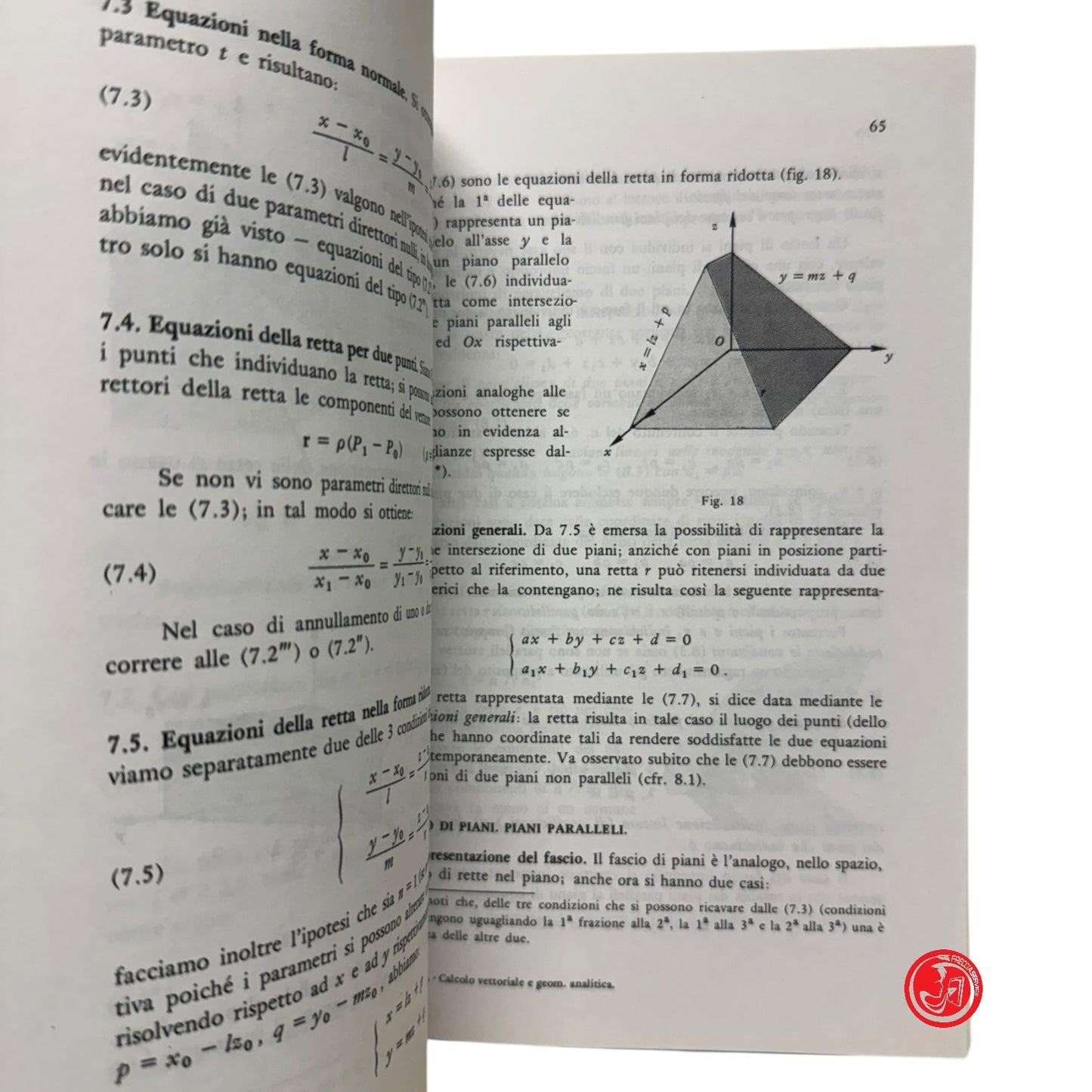 Matematica - F. Fava - Calcolo vettoriale e geometria analitica
