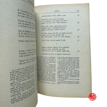 Letteratura Classica - Giovanni Pascoli - Poesia - Mondadori, 1952