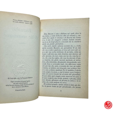 Romanzo - D. Buzzati - Barnabo delle montagne