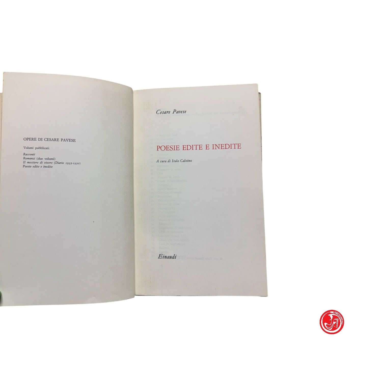 Classico - Cesare Pavese - Poesie edite e inedite