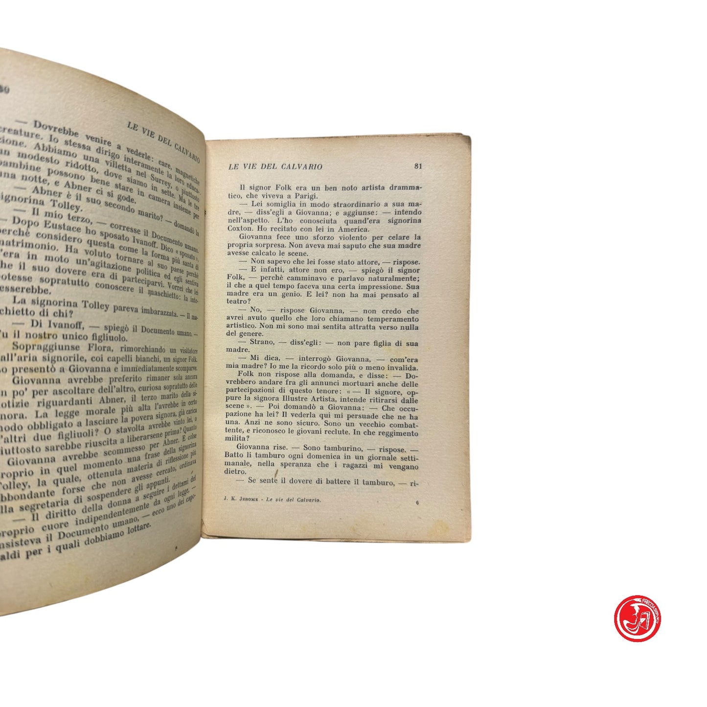 Romanzo - J. K. Jerome - Le vie del calvario