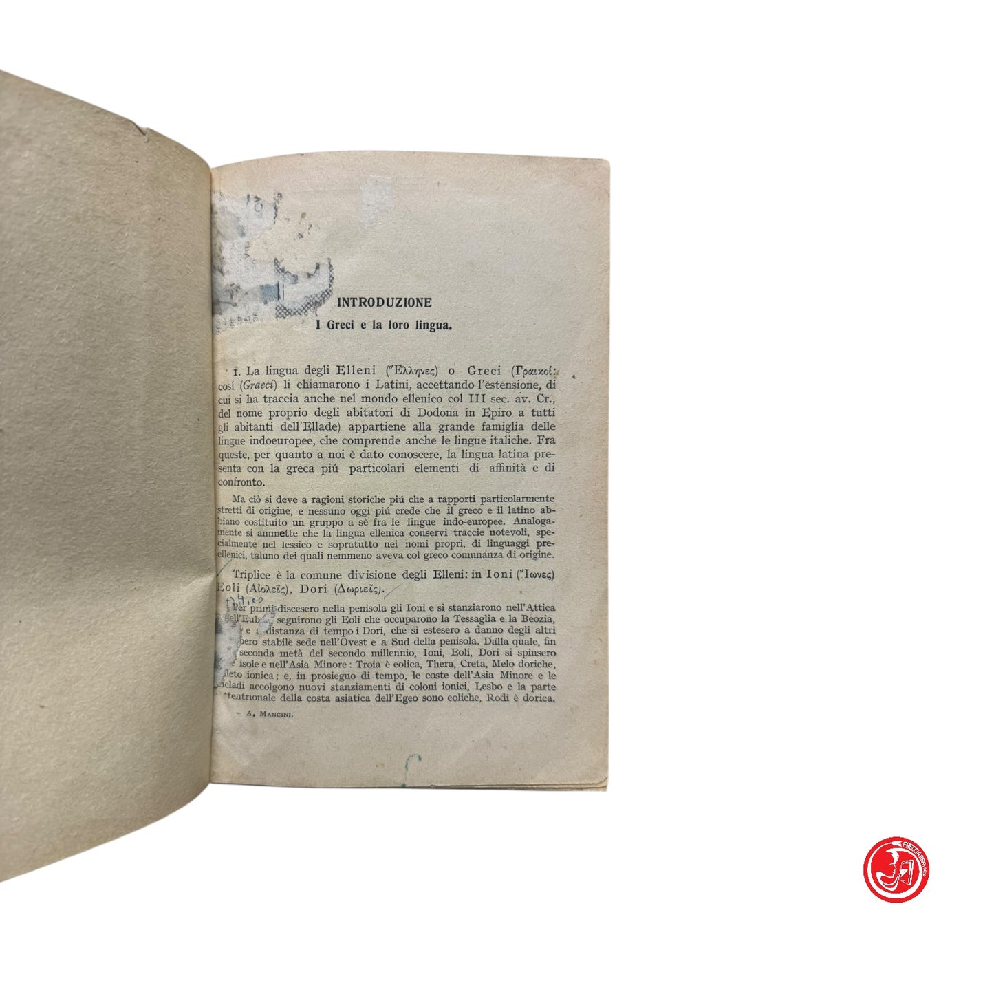 Libro di testo - I Greci