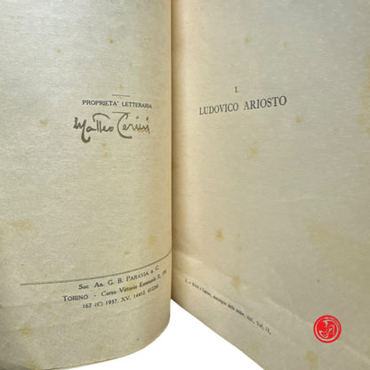 Libro di testo - Antologia della letteratura italiana - Volume secondo