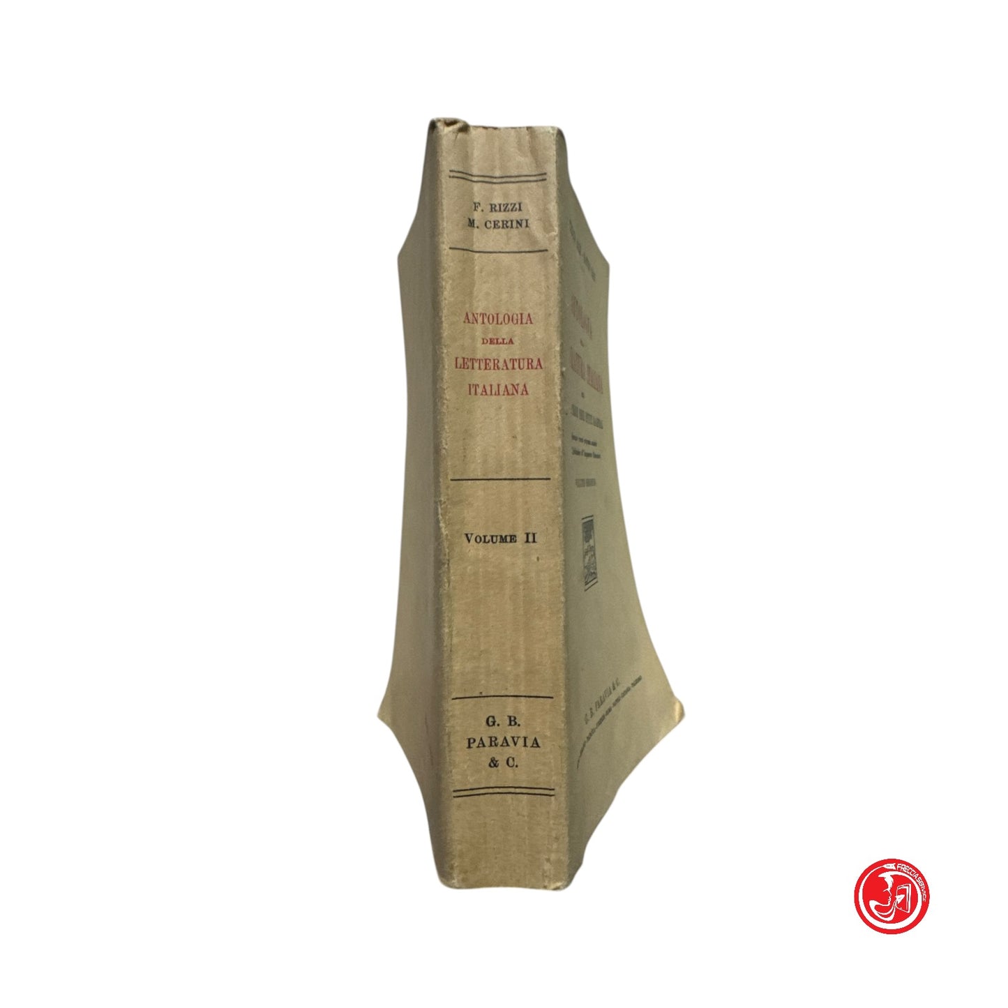Libro di testo - Antologia della letteratura italiana - Volume secondo