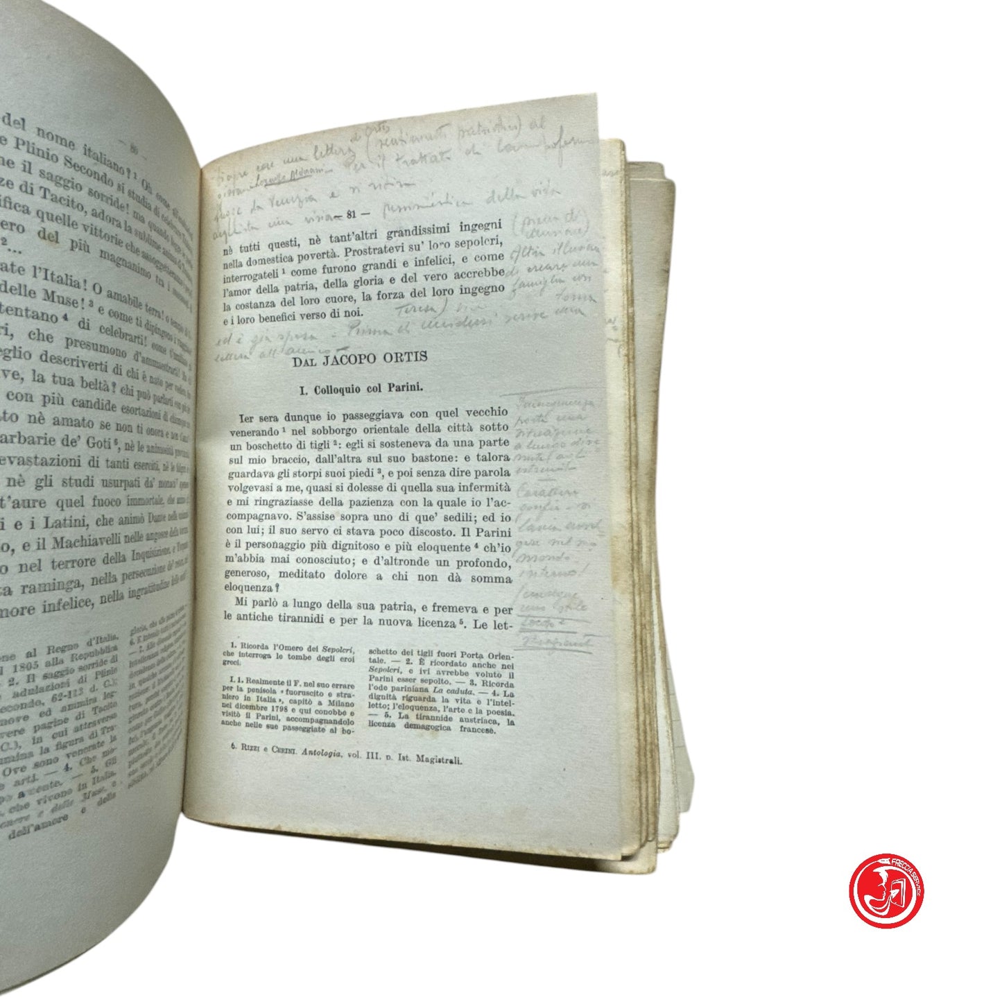 Libro di testo - Antologia della letteratura italiana - Volume terzo