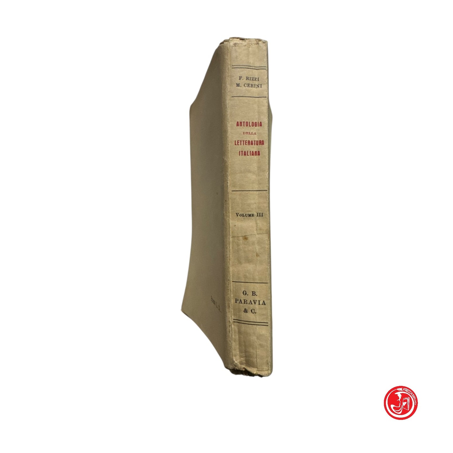 Libro di testo - Antologia della letteratura italiana - Volume terzo