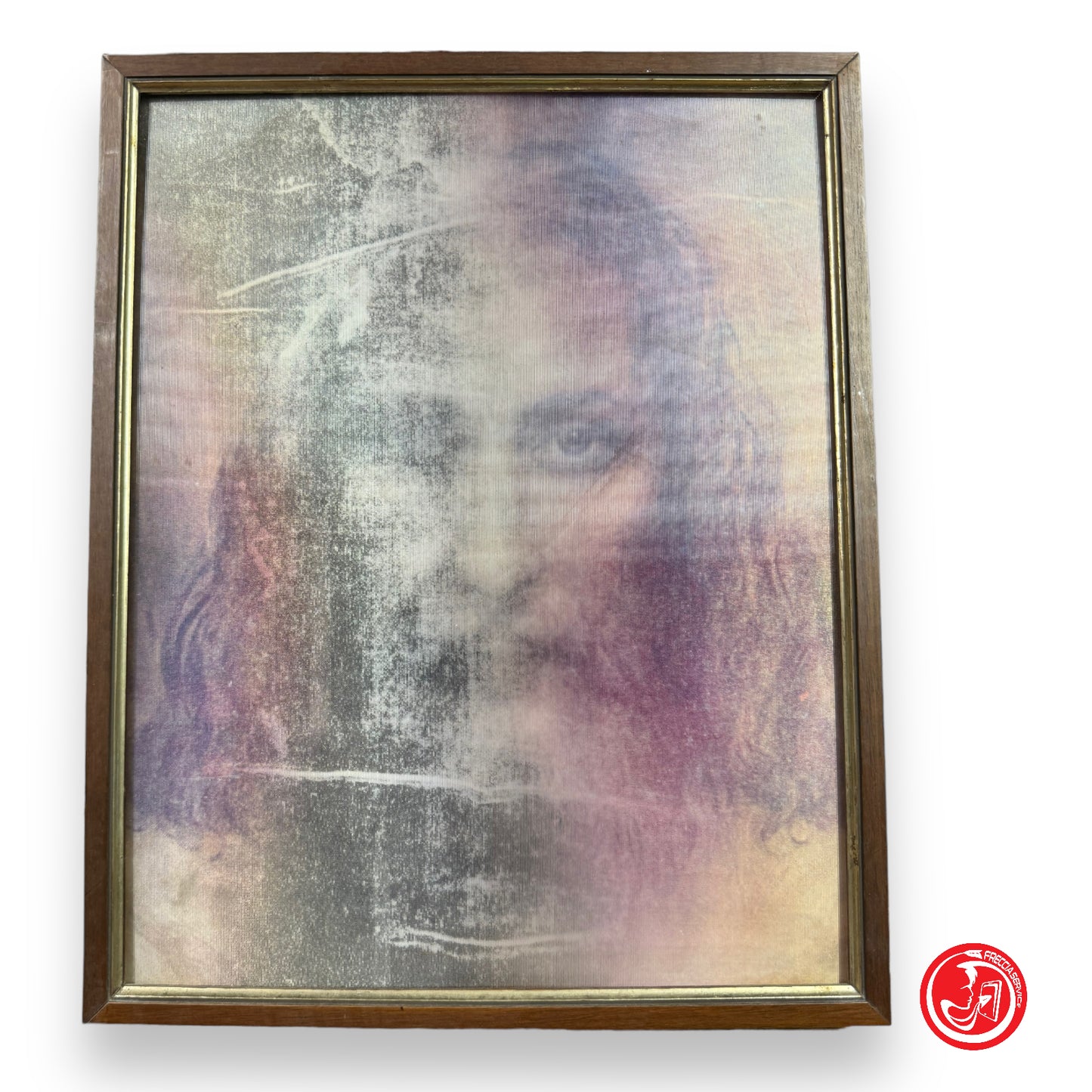 Double reflection picture Jesus and Christ - sacred art