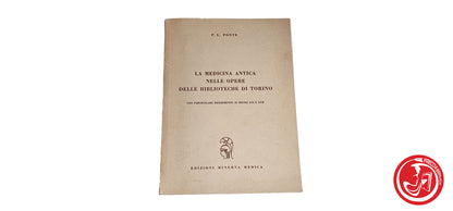 LIBRO La medicina antica nelle opere delle biblioteche di Torino - P. L. Ponte