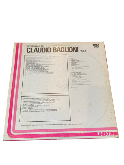 Claudio Baglioni - Claudio Baglioni's Personal Book Vol. 3