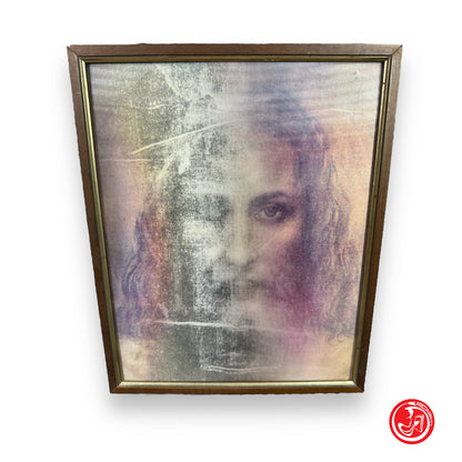 Quadro Gesù e Cristo a doppio riflesso - arte sacra