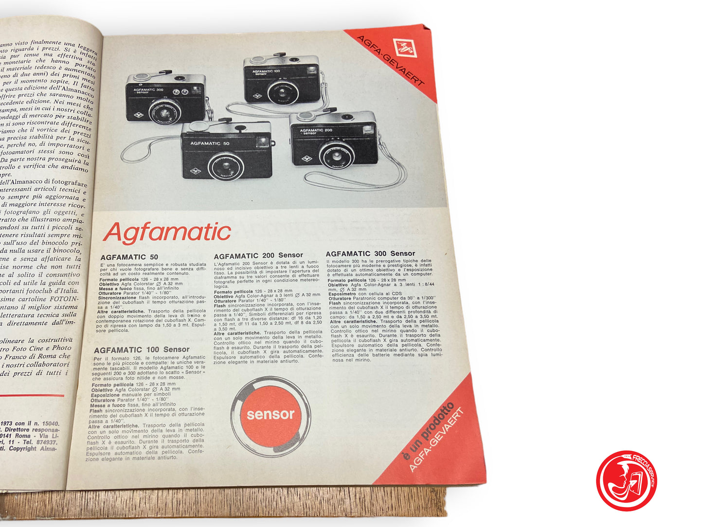 Almanacco fotografare 1974 - editoriale effe