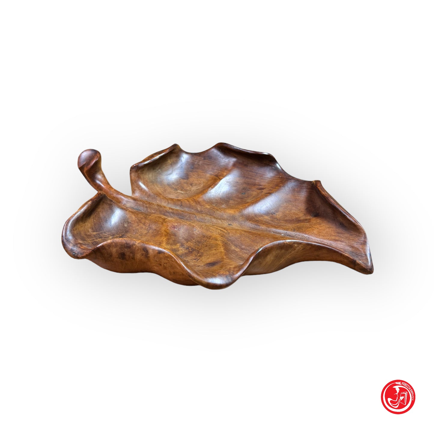 Wooden ornament - leaf - gend Fibell