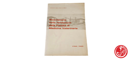 LIBRO Bicentenario dalla fondazione della facoltà di medicina veterinaria