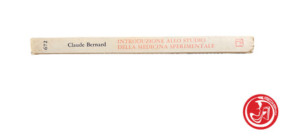 LIBRO Introduzione allo studio della medicina sperimentale - Claude Bernard