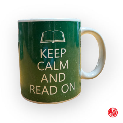 Mug Keep calm and read on