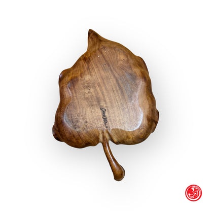 Wooden ornament - leaf - gend Fibell