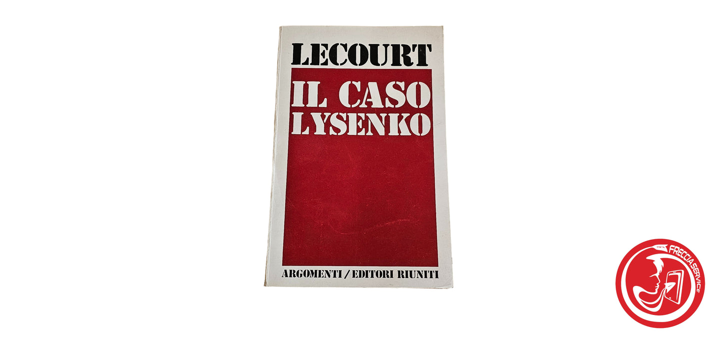 LIBRO Il caso lysenko - Lecourt