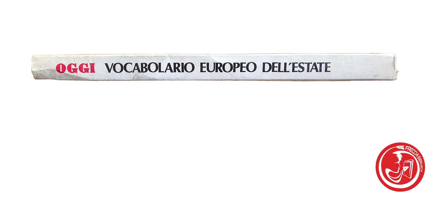 LIBRO Vocabolario europeo dell'estate - Oggi