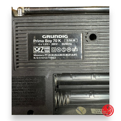 Radio Grunding Prima Boy 70ka batteries