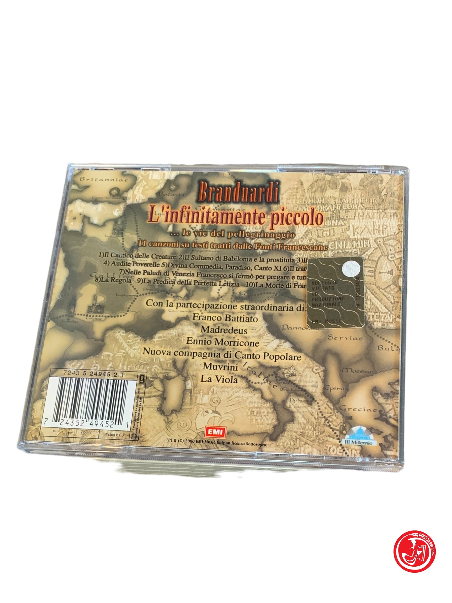 Cd Branduardi l'infinitamente piccolo