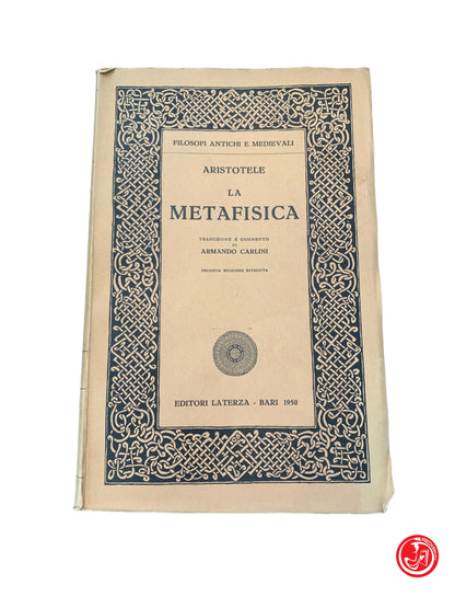 Libro Aristotele La Metafisica