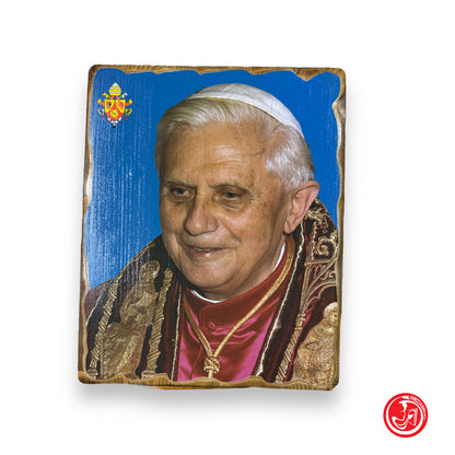 Wooden icon of Pope John XVI - sacred art