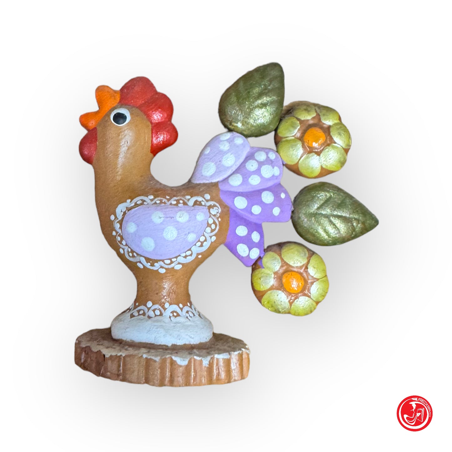 Ceramic ornament - Matera rooster lucky charm